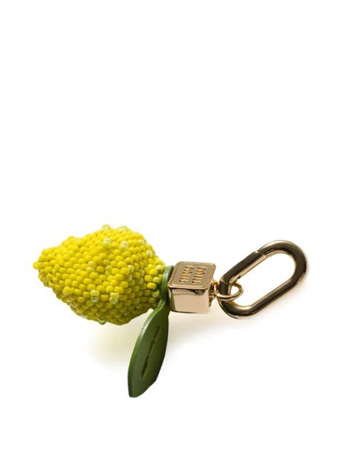 Miu Miu leather, beads, and metal micro trick - Yellow - zdjęcie produktu nr 2