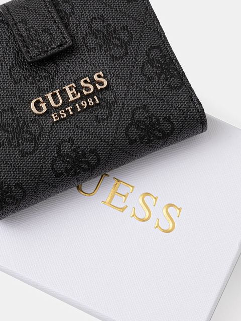 Guess portfel LAUREL damski kolor szary SWSG74 59138