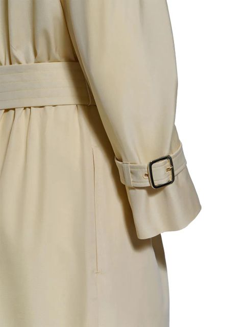 Max Mara Saio shirt-collar belted dress - Neutrals