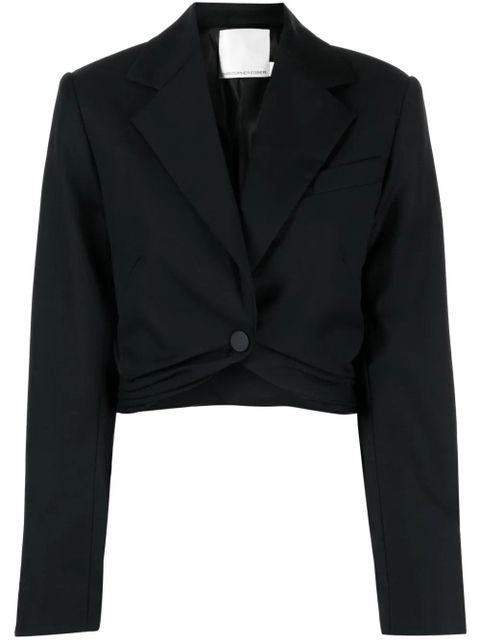 Christopher Esber Tornado single-breasted blazer - Black - zdjęcie produktu nr 1