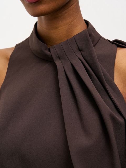 Answear.LAB kombinezon kolor brązowy