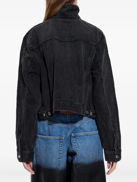 Alexander Wang zip-up denim jacket - Black