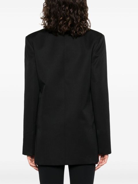 Off-White single-breasted virgin-wool blazer - Black