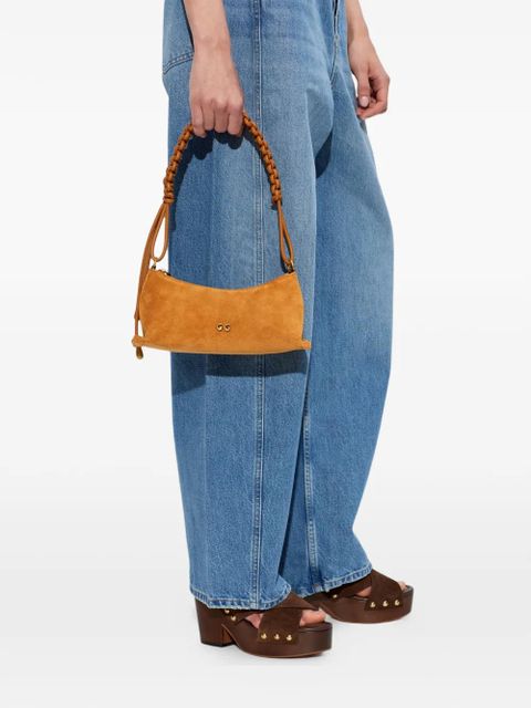 Cult Gaia OSA braided-handle suede shoulder bag - Orange - zdjęcie produktu nr 2