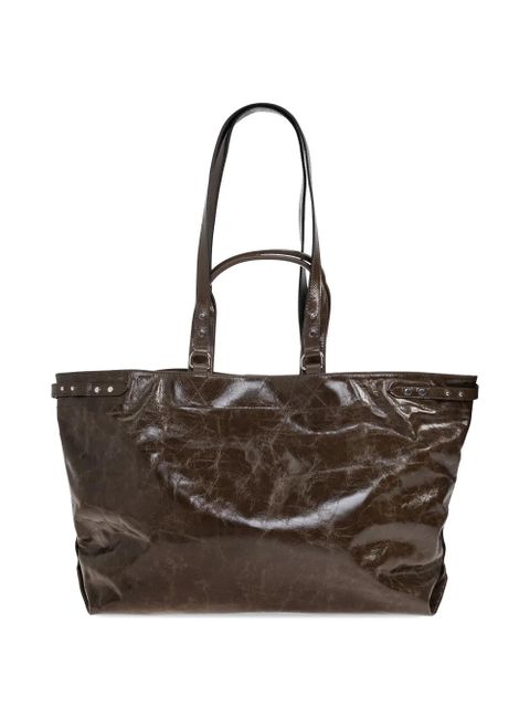 ISABEL MARANT Winna leather tote bag - Green