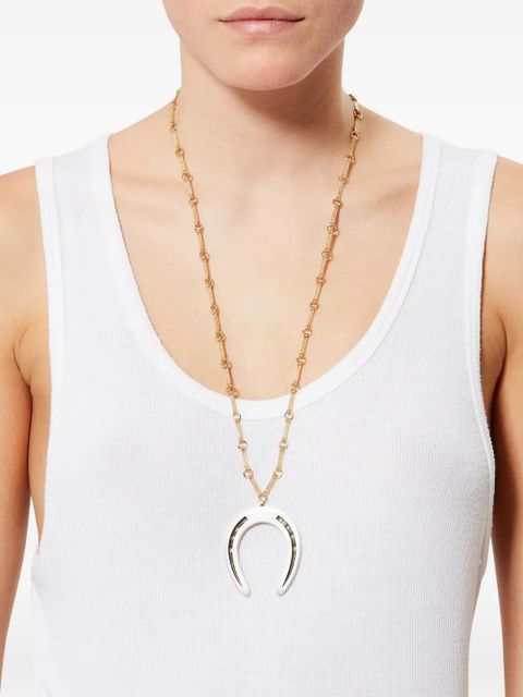 ISABEL MARANT Byrne horseshoe-pendant necklace - Gold - zdjęcie produktu nr 2