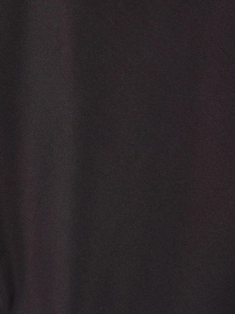 Saint Laurent layered satin dress - Black