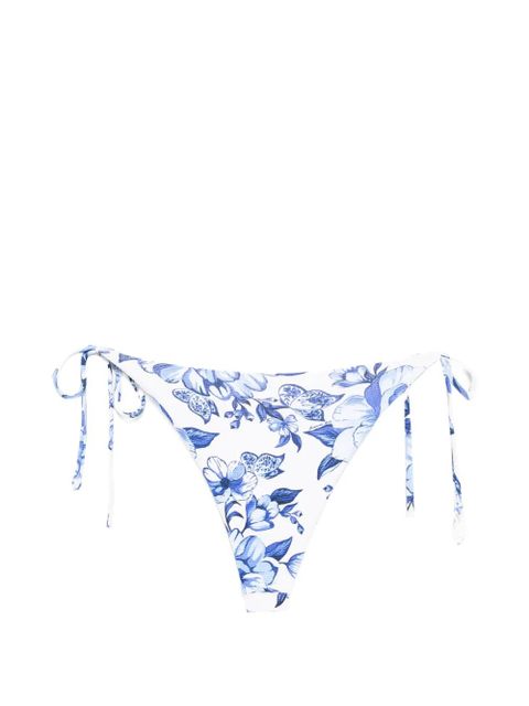FARM Rio floral-print bikini bottom - White - zdjęcie produktu nr 2