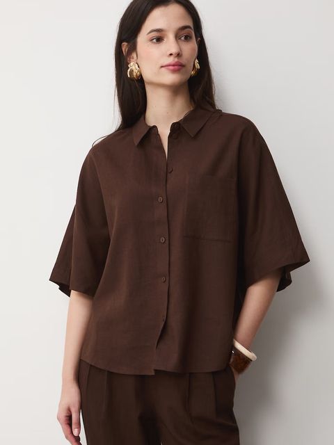 Medicine koszula damska z lnem - zdjęcie produktu nr 1