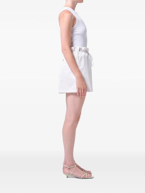 AGOLDE Lydia ruffled shorts - Neutrals - zdjęcie produktu nr 2