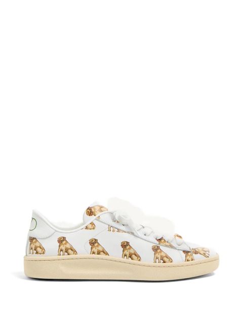 Valentino Garavani Royco sneakers in nappa calfskin with Petit Charles pattern - White - zdjęcie produktu nr 1