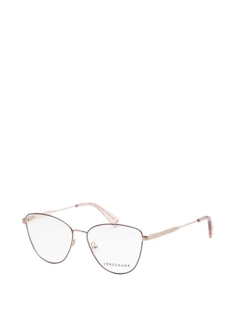 Longchamp geometric frame glasses - Pink - zdjęcie produktu nr 1