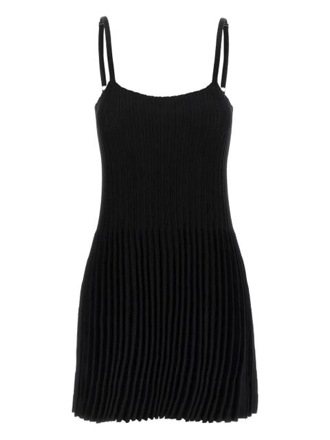 Magda Butrym pleated mini dress - Black - zdjęcie produktu nr 1
