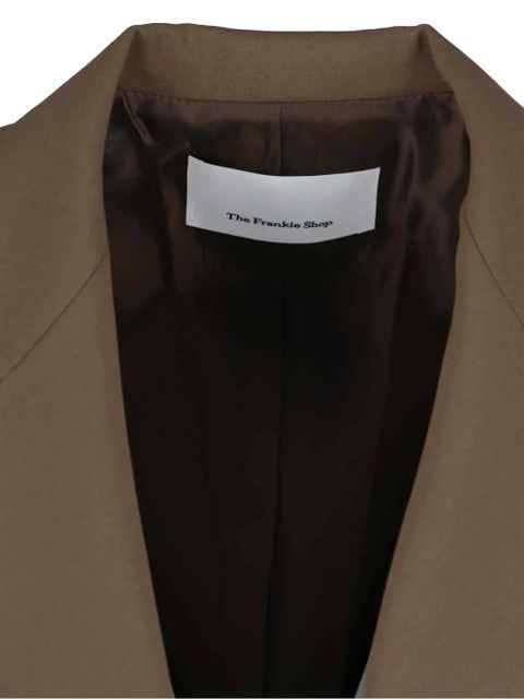 The Frankie Shop Bea single-breasted blazer - Brown