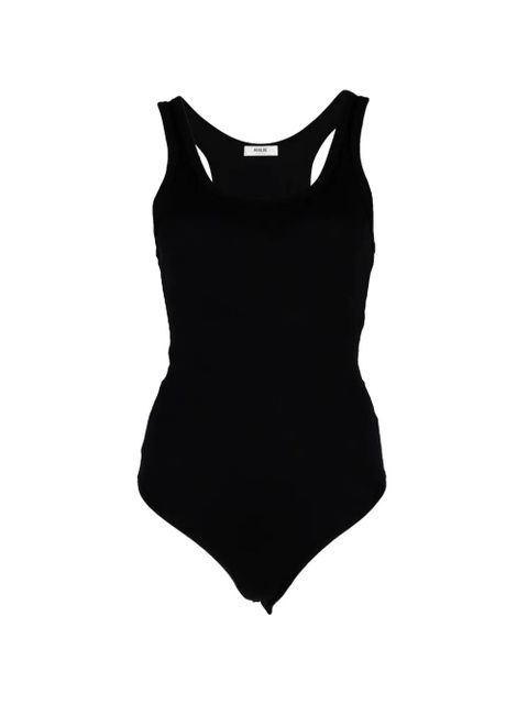 AGOLDE Maria ribbed bodysuit - Black - zdjęcie produktu nr 1