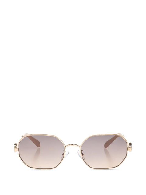 Tory Burch Miller oval-frame sunglasses - Gold - zdjęcie produktu nr 1