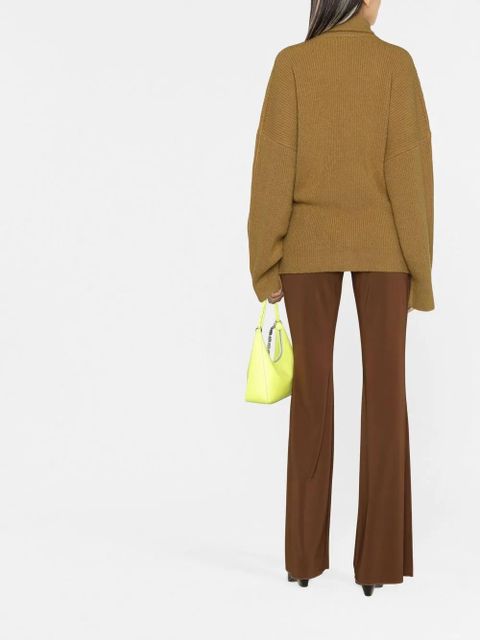 The Attico Grace high-neck jumper - Green