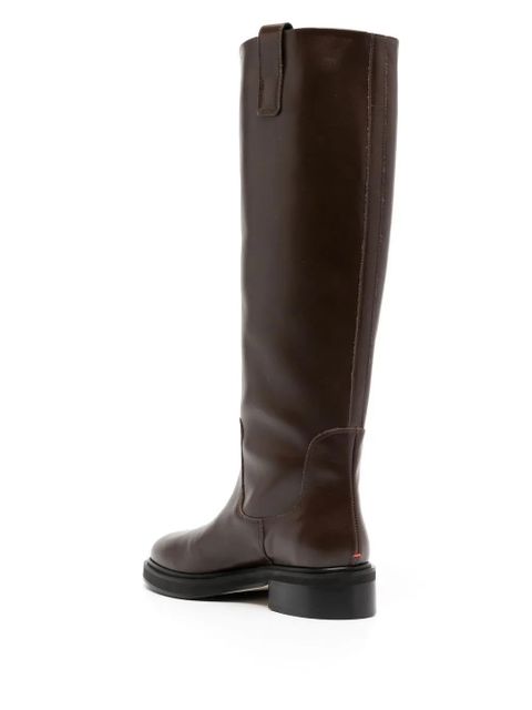 Aeyde Henry 45mm knee-length boots - Brown