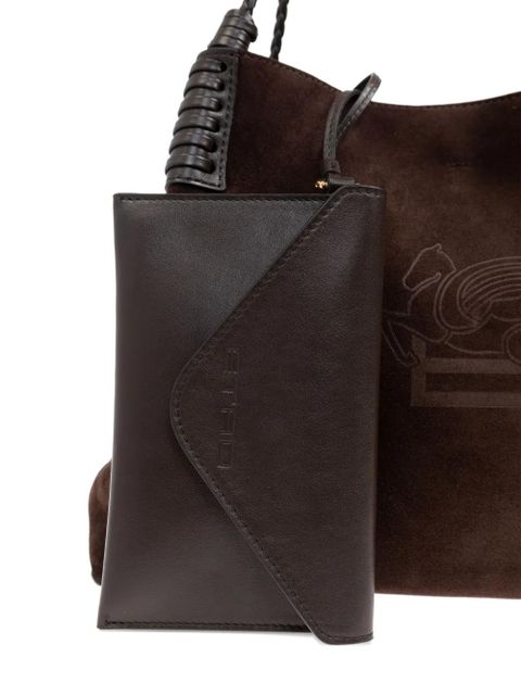 ETRO suede shoulder bag - Brown