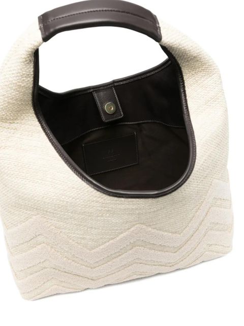 Missoni zigzag-pattern tote bag - Neutrals