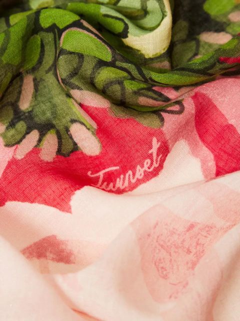 TWINSET floral-print scarf - Pink