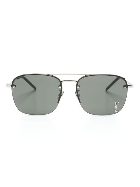 Saint Laurent Eyewear SL 309 M metal sunglasses - Silver - zdjęcie produktu nr 1