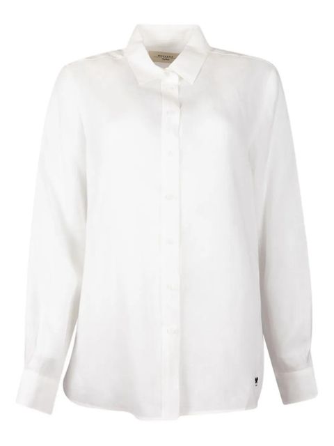 Weekend Max Mara cuffs logo shirt - White - zdjęcie produktu nr 1