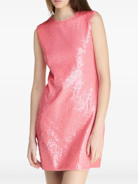 JW Anderson sequinned mini dress - Pink