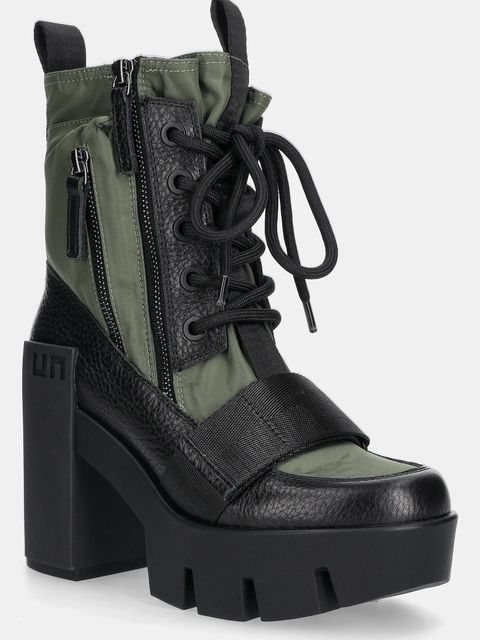 United Nude botki Grip Combat Mid damskie kolor zielony na słupku 10962904165 - zdjęcie produktu nr 1