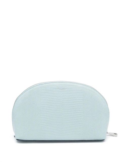 Aspinal Of London large leather make-up bag - Blue - zdjęcie produktu nr 2