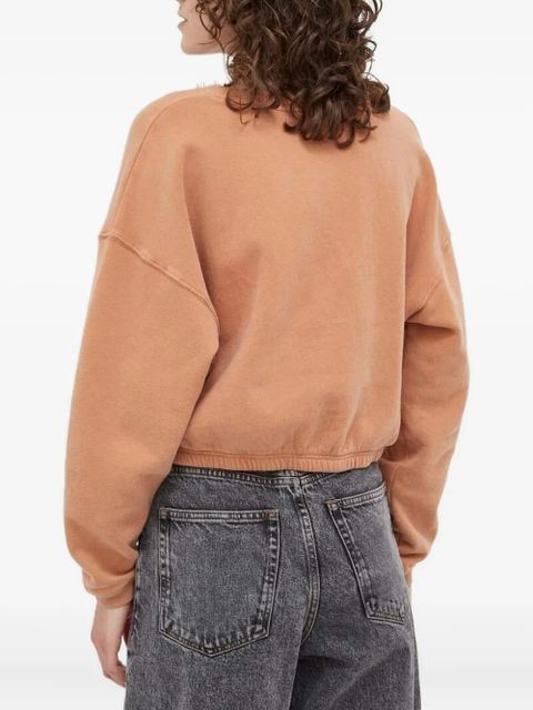 American Vintage patch sweatshirt - Orange