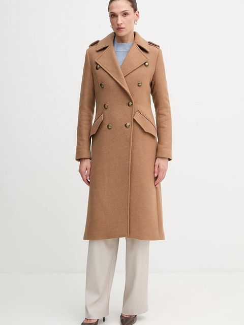 Barbour płaszcz COTTESMORE kolor brązowy LWO0254