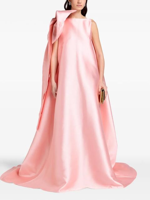 Marques'Almeida bow-detail maxi dress - Pink - zdjęcie produktu nr 1