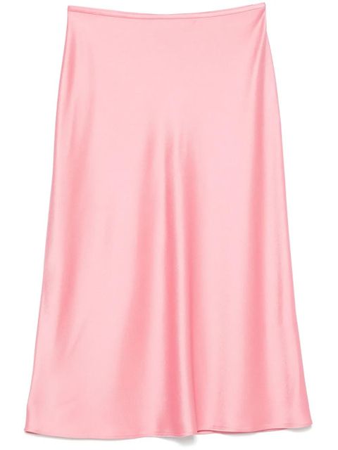 Blumarine satin midi skirt - Pink - zdjęcie produktu nr 1