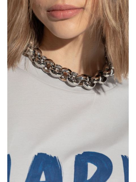 Marni crystal-embellished choker chain necklace - Gold - zdjęcie produktu nr 2