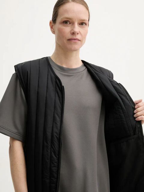 Rains bezrękawnik Banja Liner Vest T1 kolor czarny przejściowy 21660