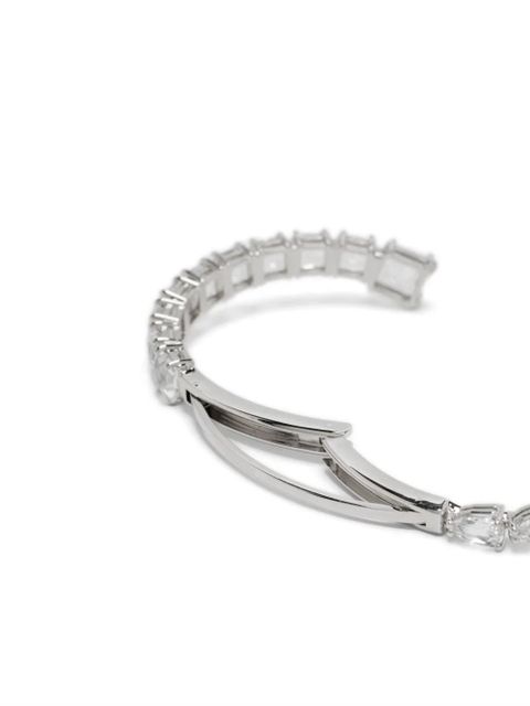 Swarovski Matrix cuff bracelet - Silver