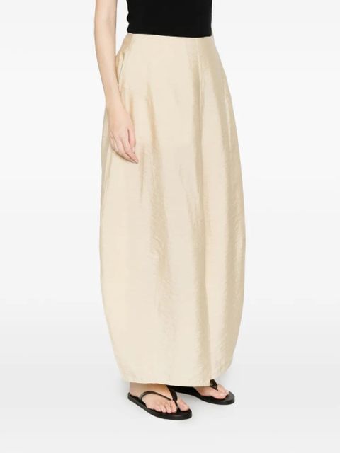 TOTEME parachute maxi skirt - Neutrals