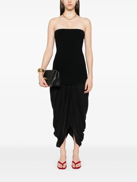 TOTEME Cocoon skirt - BLACK 001 - zdjęcie produktu nr 2