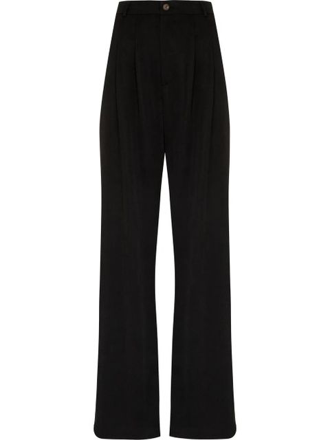 Reformation Mason high-waist wide-leg trousers - Black - zdjęcie produktu nr 1