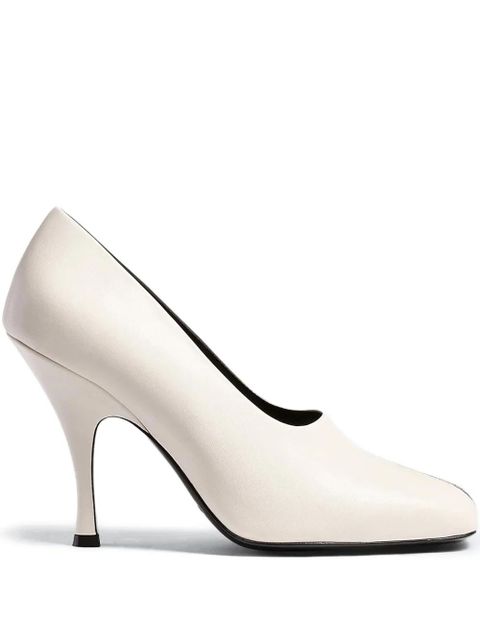 KHAITE Eva Peep Toe pumps - White - zdjęcie produktu nr 1