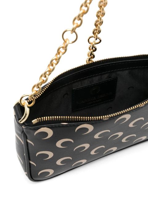 Marine Serre Core shoulder bag - Black