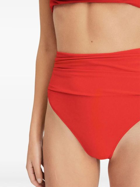 Jacquemus The Drapeado bikini bottoms - Orange