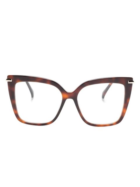 Max Mara Eyewear tortoiseshell cat-eye glasses - Brown - zdjęcie produktu nr 1