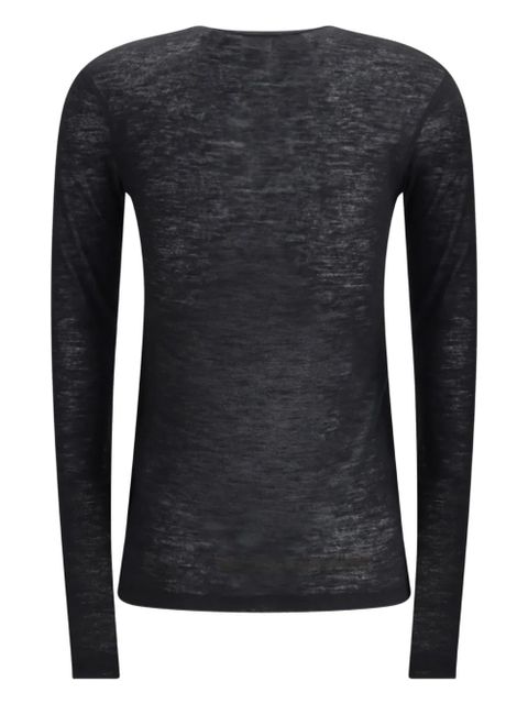 Saint Laurent long-sleeve T-shirt - Black - zdjęcie produktu nr 2
