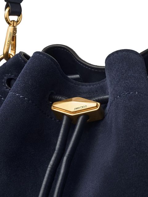Jimmy Choo drawstring bon bon bucket bag - Blue