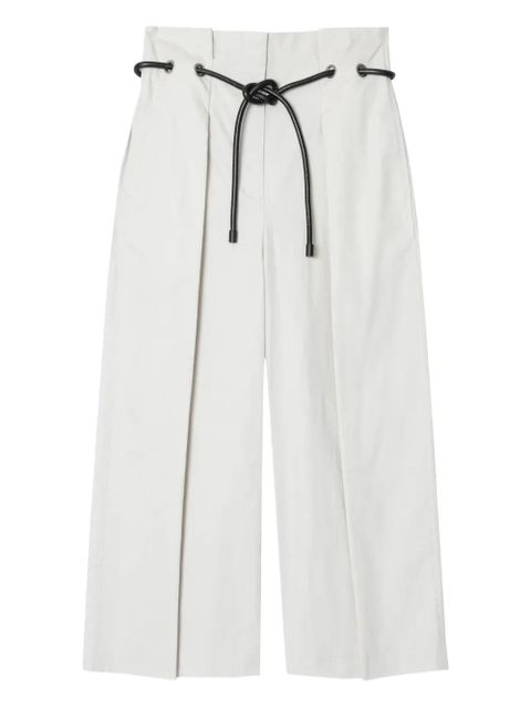 3.1 Phillip Lim pleated drawstring trousers - White - zdjęcie produktu nr 1