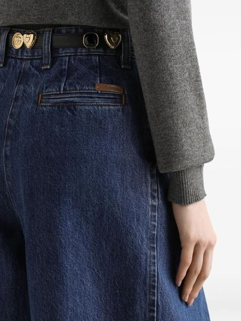 Dolce & Gabbana inverted-pleat jeans - Blue