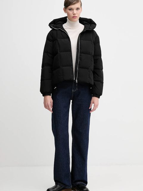 United Colors of Benetton kurtka puchowa kolor czarny zimowa oversize 22T6DN086 - zdjęcie produktu nr 2