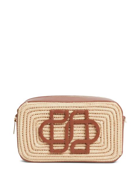 Simkhai Tallia raffia cross body bag - Neutrals